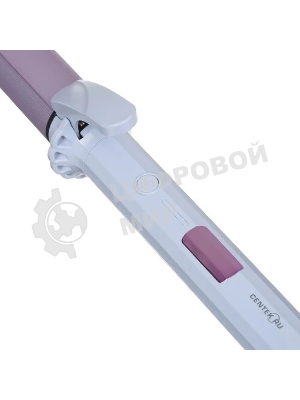 Щипцы для завивки волос Centek CT-2097 белый/сиреневый, 32 мм, 210 °C, 5 режимов