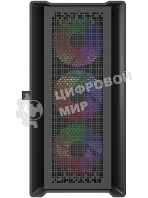 Корпус PowerCase ByteFlow Micro Black LE, Micro-Tower, чёрный