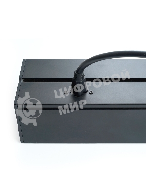 Светильник светодиодный Feron AL4035 ДПО-48вт 4000К 5760Лм линейный рассеиватель матовый в алюминиевом корпусе черный