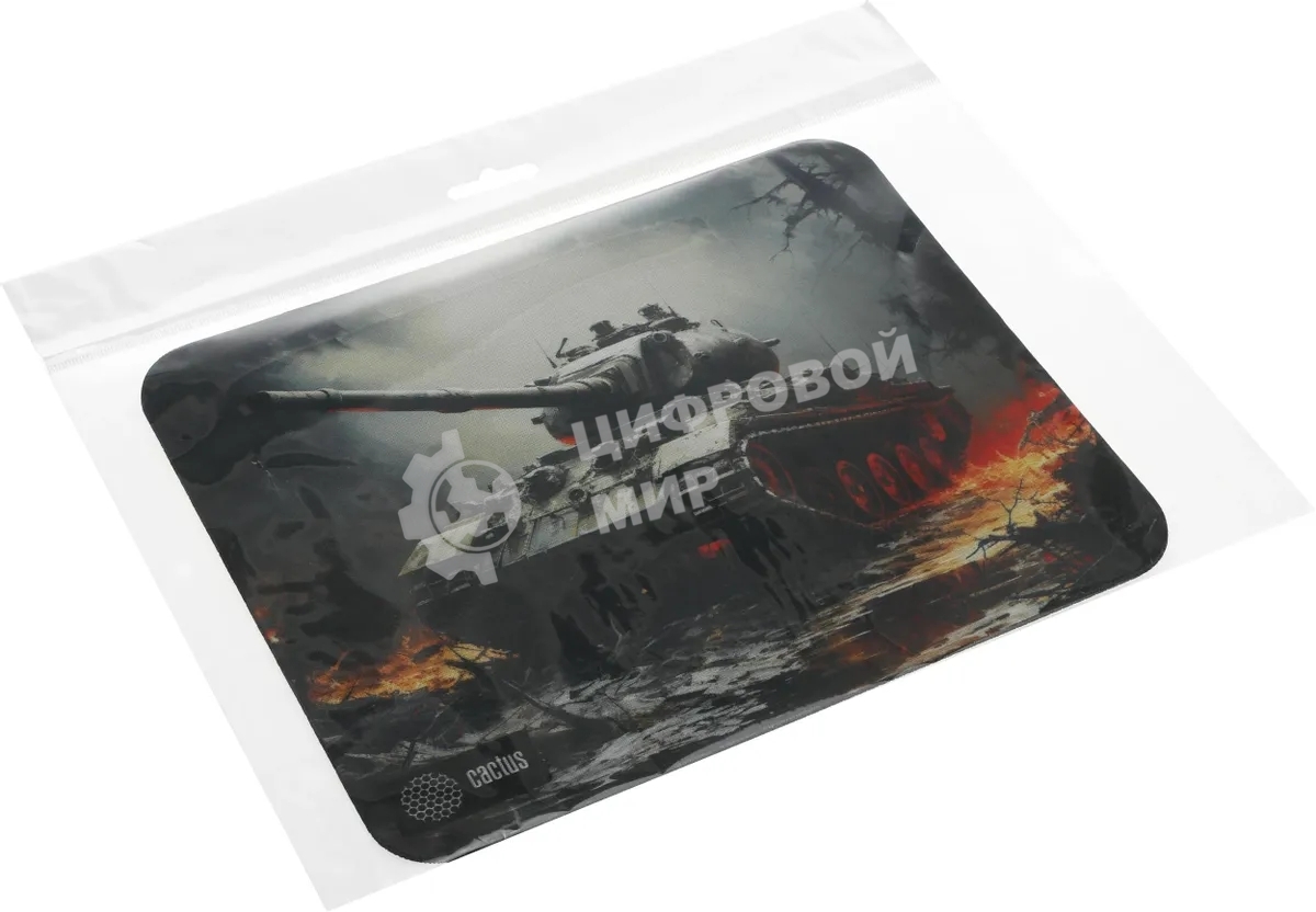 Коврик для мыши Cactus CS-MP-D04S Tank 250x200x3мм