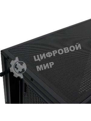 Компьютерный корпус HSPD M510, Mesh Mid Tower, черный, TG, 0.5 SPCC, 4x120мм ARGB ATX, mATX, mITX 180/280/160мм 1x2.5