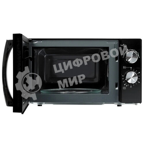 Микроволновая печь Hyundai HYM-M2050 черный, 20 л, 700 Вт, переключатели - поворотный механизм