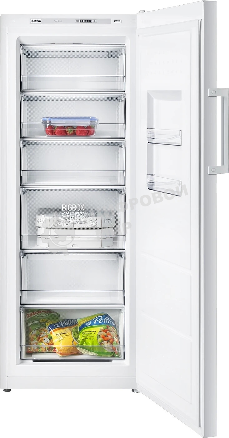 Морозильная камера Atlant M 7603-100 белый, 206л, 6 ящиков