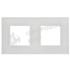 Рамка 2-ая SK-F02W IEK SKANDY Арктический белый