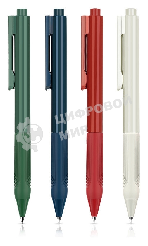 Ручка гелевая автоматическая Deli Nusign NS646 ассорти, черные чернила, линия 0.5мм