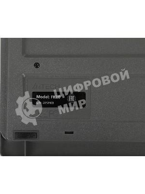 Комплект клавиатура+мышь A4Tech FStyler F1010 проводной, USB, 1600 DPI, чёрный