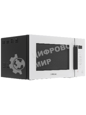 Микроволновая печь Samsung MG23T5018AE/BW белый, 23 л, 800 Вт, переключатели - сенсор