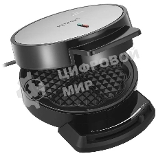 Вафельница Kitfort КТ-5616 1000Вт черный/серебристый