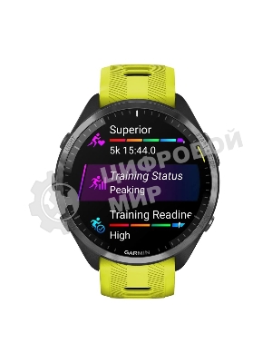 Смарт-часы Garmin Forerunner 965 черный, желто-черный ремешок 47мм
