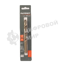 Сверло PATRIOT EXPERT по металлу, Р6М5К5, 10,0 мм, 1 шт в блистере