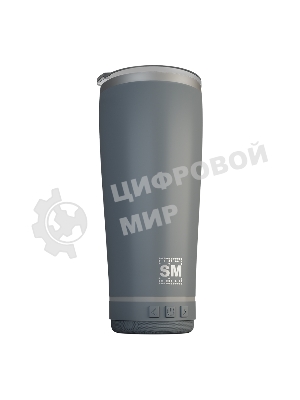 Термокружка с портативной колонкой Soundmax SM-TC001 серый