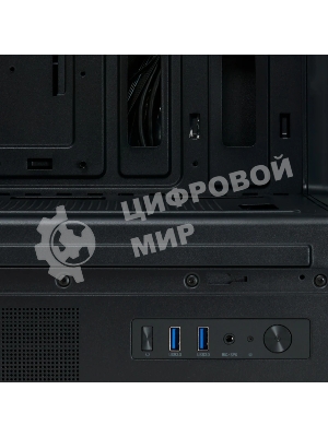 Компьютерный корпус HSPD M510, Mesh Mid Tower, черный, TG, 0.5 SPCC, 4x120мм ARGB ATX, mATX, mITX 180/280/160мм 1x2.5