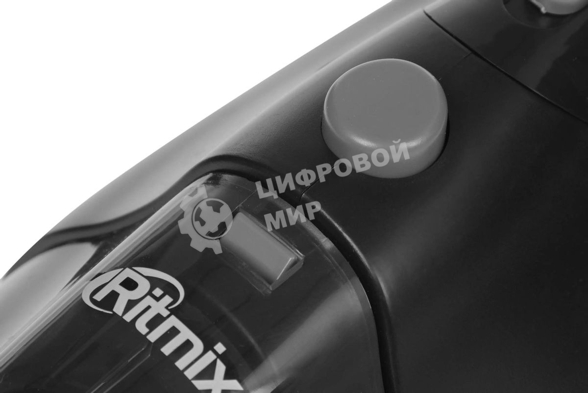 Пылесос ручной Ritmix CVC-003 черный/серый, 70 Вт, уборка сухая, пылесборник контейнер 0.32 л