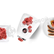 Мясорубка электрическая Bosch MFW2520W белый, 1500 Вт, 1.7 кг/мин, насадки - 4
