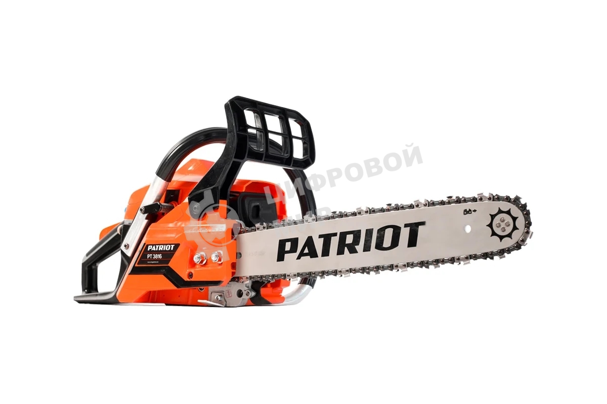 Бензопила Patriot PT3816 220105510 раб. объем 38сс, 2,0 л.с, шина 16