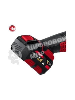 Угловая шлифовальная машина ЗУБР 18В, 1 АКБ (4Ач), в кейсе. УШМ-18-125-41