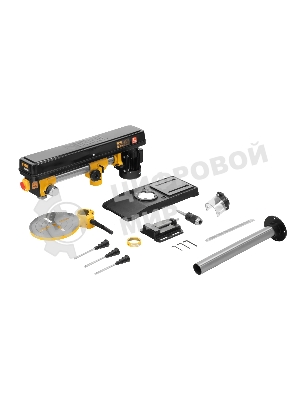 Станок сверлильный радиальный Denzel DDM-550R, 550 Вт, 16 мм, 12 ск., настольный