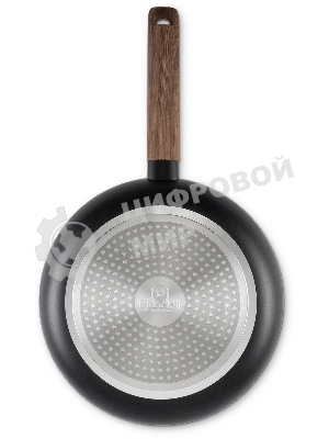 Сковорода Rondell Maple RDA-1937 круглая 24 см, покрытие: SilkWare ручка несъемная (без крышки) черный