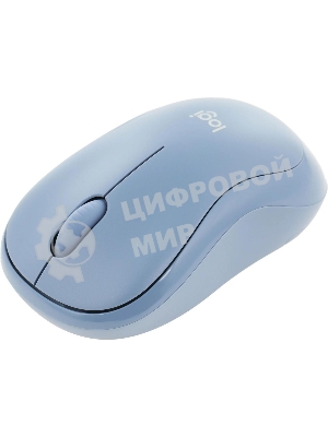 Мышь беспроводная Logitech M221 голубой, 1000 dpi, радиоканал, USB, кнопки - 3