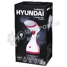 Отпариватель Hyundai H-HS02123 белый/вишневый, 1650 Вт, 28 г/мин, 0.3 л