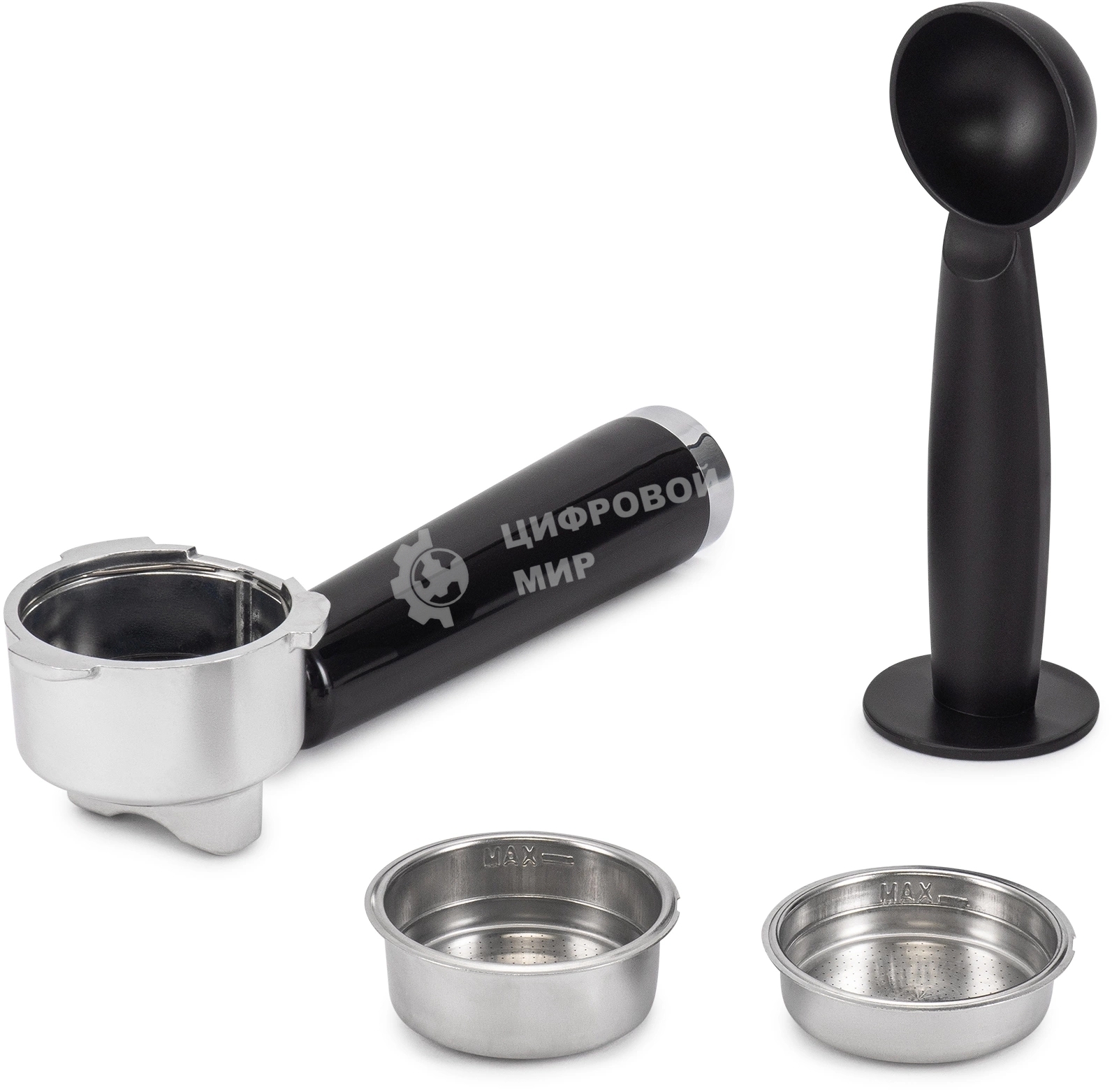 Кофеварка рожковая Hyundai HEM-9999 серебристый, исп. кофе - молотый, 1.3 л, 1350 Вт, 20 бар