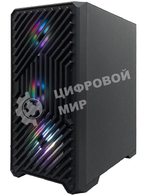 Компьютерный корпус 1STPLAYER TRILOBITE T5 ARGb Black, mATX, 4x120мм ARGb fans