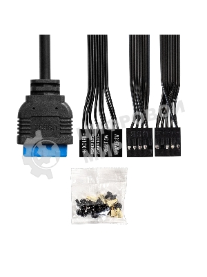 Компьютерный корпус Minitower ExeGate BAA-303MU-AAA400 (mATX, БП AAA400 с вент. 8см, 2*USB+1*USB 3.0, HD Audio, черный)