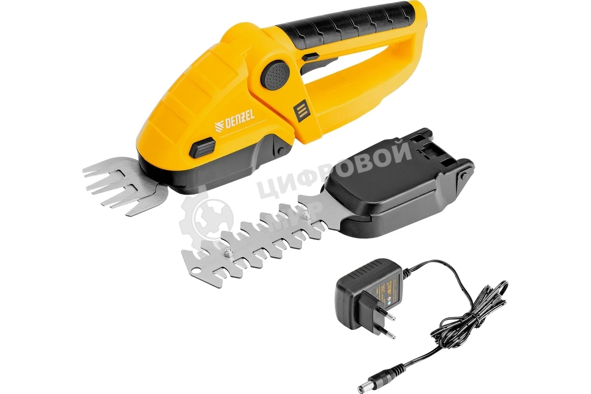 Ножницы-кусторез аккумуляторные Denzel GS-7, Li-Ion, 7,2 В