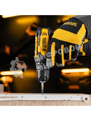 Дрель-шуруповерт Denzel CDQ-12, 12 В, 1,5 Ач, 30 Нм, щеточный