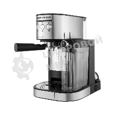 Кофеварка рожковая Maunfeld MF-720S PRO нержавеющая сталь, исп. кофе - молотый/чалды, 1.2 л, 1470 Вт, 15 бар