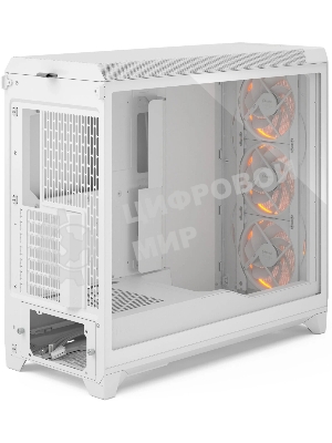 Корпус Fractal Design Meshify 3 XL White RGB TG Clear Tint, Midi-Tower, белый, 3 x 140 мм