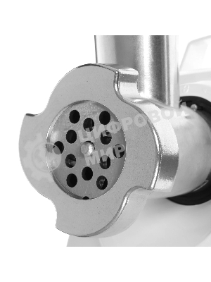 Мясорубка электрическая Аксион М33.02 белый, 1500 Вт, 1.7 кг/мин, реверс, защита от перегрузки, насадки - 5