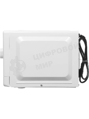 Микроволновая печь WILLZ MOS-2008MW белый, 20 л, 700 Вт, переключатели - поворотный механизм