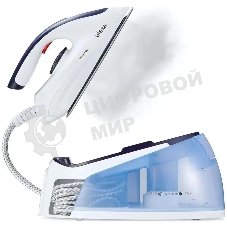 Парогенератор Ufesa PL2450 Compact белый/синий, 2400 Вт, 120 г/мин, 350 г/мин, 1500 мл