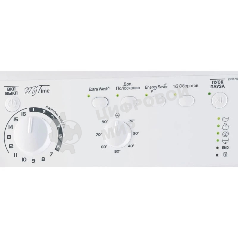 Стиральная машина Indesit EWSB 5085 CIS белый, загрузка фронтальная 5 кг, 800 об/мин., класс: А