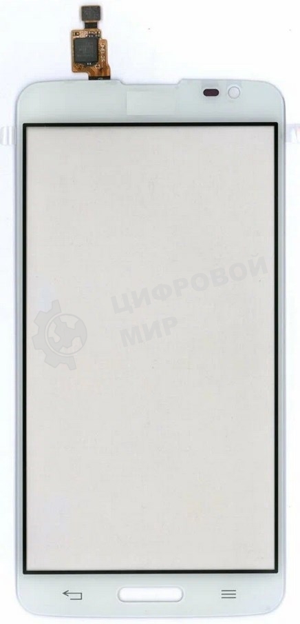 Сенсорное стекло (тачскрин) для LG G PRO LITE D680 D684, белое