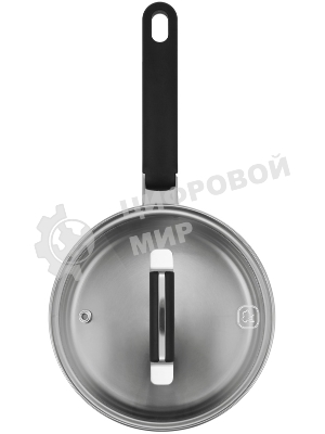 Ковш Rondell Bayoneta RDS-1806 1.3 л. d=16 см (с крышкой) стальной