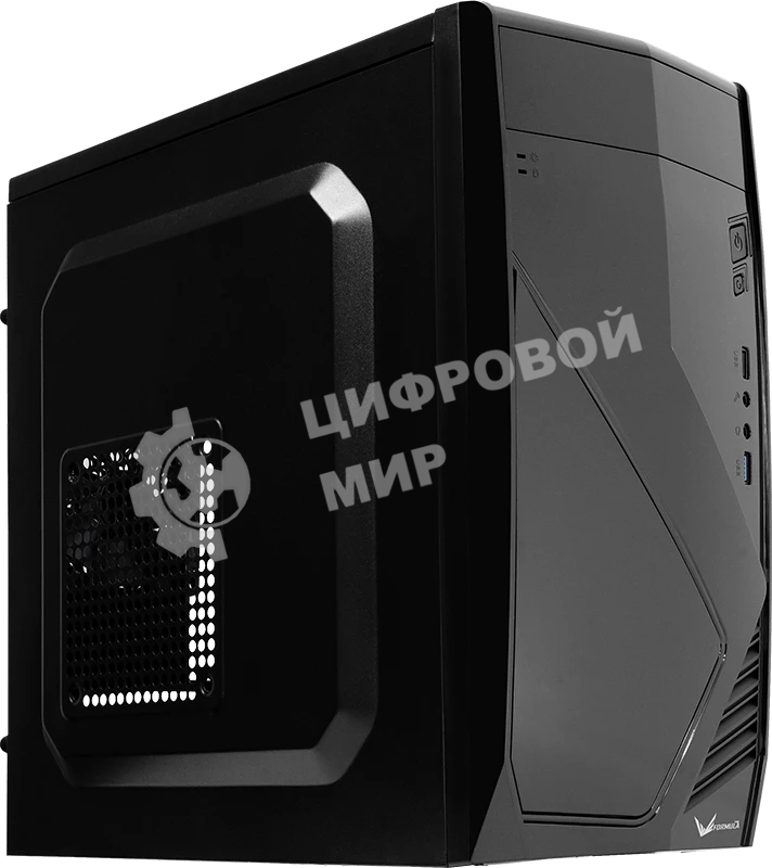Компьютерный корпус Aerocool/Formula Cs-102 (mATX, без БП, 1x USB3.0, 1x USB2.0) черный