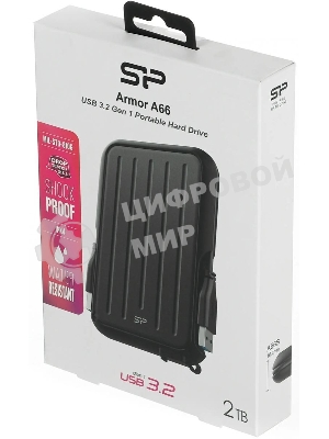 Внешний HDD 2Tb Silicon PowerArmor A66, 2.5