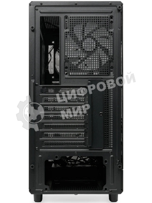 Компьютерный корпус HSPD M510, Mesh Mid Tower, черный, TG, 0.5 SPCC, 4x120мм ARGB ATX, mATX, mITX 180/280/160мм 1x2.5