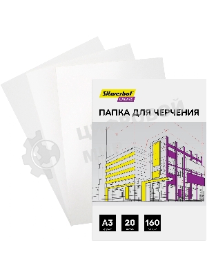 Папка для черчения Silwerhof Create A3 20л. бум.160г/м2