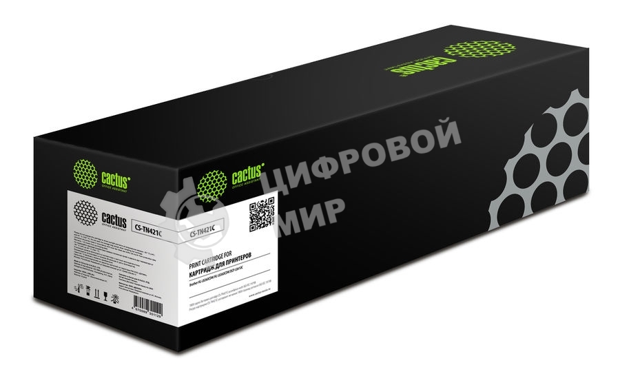 Картридж лазерный Cactus CS-TN421C голубой (1800 стр.) для Brother HL-L8260CDW/HL-L8360CDW/DCP-L8410CDW/MFC-L8690CDW/MFC-L8900CDW