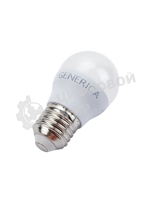 Лампа светодиодная GENERICA LL-G45-12-230-40-E27-G G45 12 Вт шар 4000К E27 230В