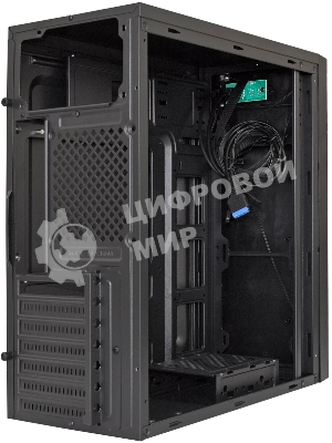 Компьютерный корпус Miditower ExeGate XP-333U-UNS450 (ATX, БП UNS450 с вент. 12см, 1хUSB/2хUSB 3.0, аудио, черный)