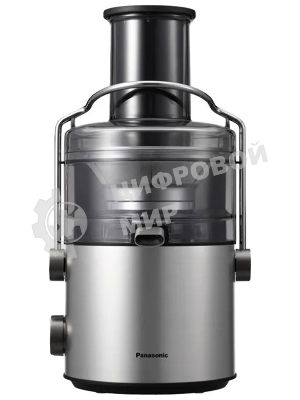 Соковыжималка Panasonic MJ-CB600STQ серебристый, центробежная, 1000 Вт, 1500 мл, механическое
