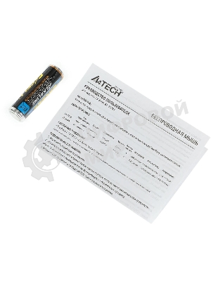 Мышь беспроводная A4Tech G3-330N черный, 1200 dpi, радиоканал, USB, кнопки - 3