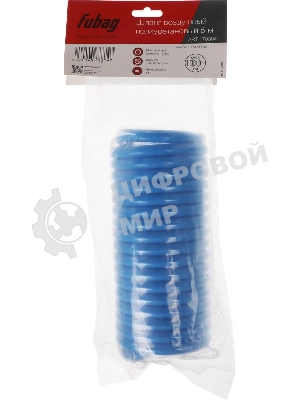 Шланг FUBAG спиральный с фитингами рапид полиуретан 15 бар 8x12мм 5м 170304