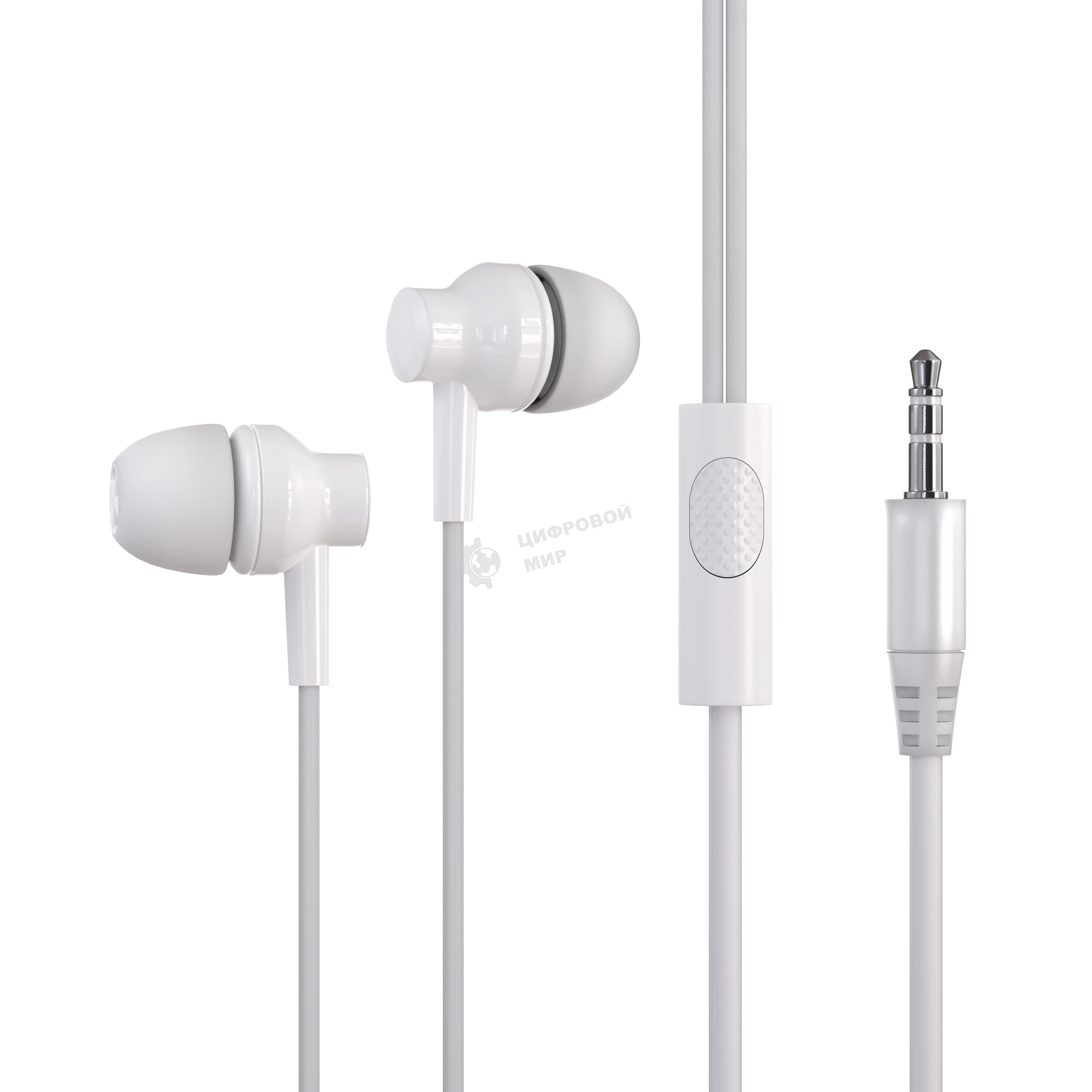 Наушники TWS More Choice G38 белый, вкладыши, Bluetooth, до 4 ч