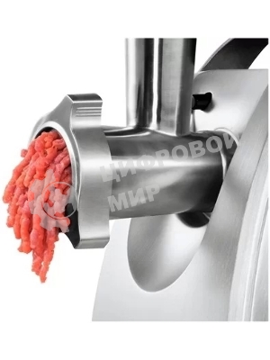 Мясорубка электрическая Bosch MFW68640 черный, 2200 Вт, 4.3 кг/мин, реверс, металлический лоток, насадки - 5