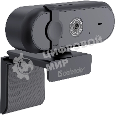 Веб-камера Defender G-lens 2788 UHD 3840x2160, 30 кадр/с, USB, шторка приватности, крепление на мониторе